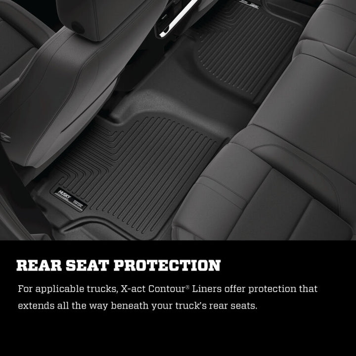 Husky Liners 24-25 Toyota Land Cruiser / Lexus GX550 X-Act Contour Black Rear Floor Liners