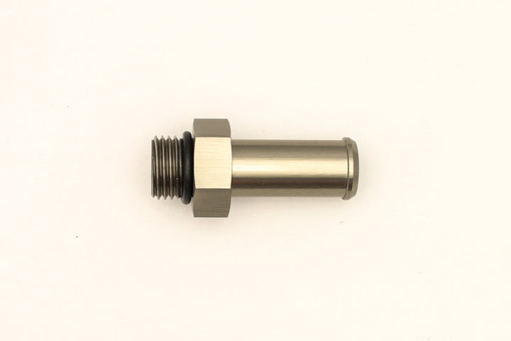 DeatschWerks 6AN ORB Male To 1/2in Barb Fitting (Single Barb - Incl O-Ring)