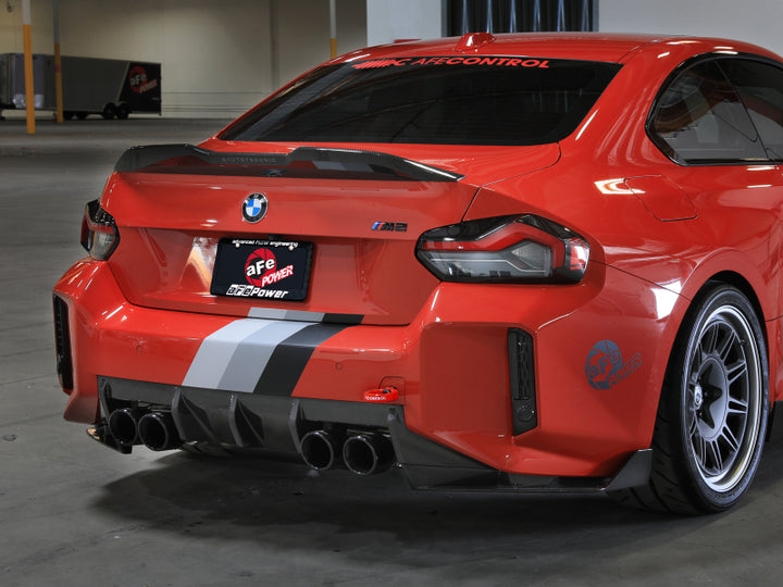 aFe 23-25 BMW M2 (G87) CONTROL Front / Rear Tow Hook - Red