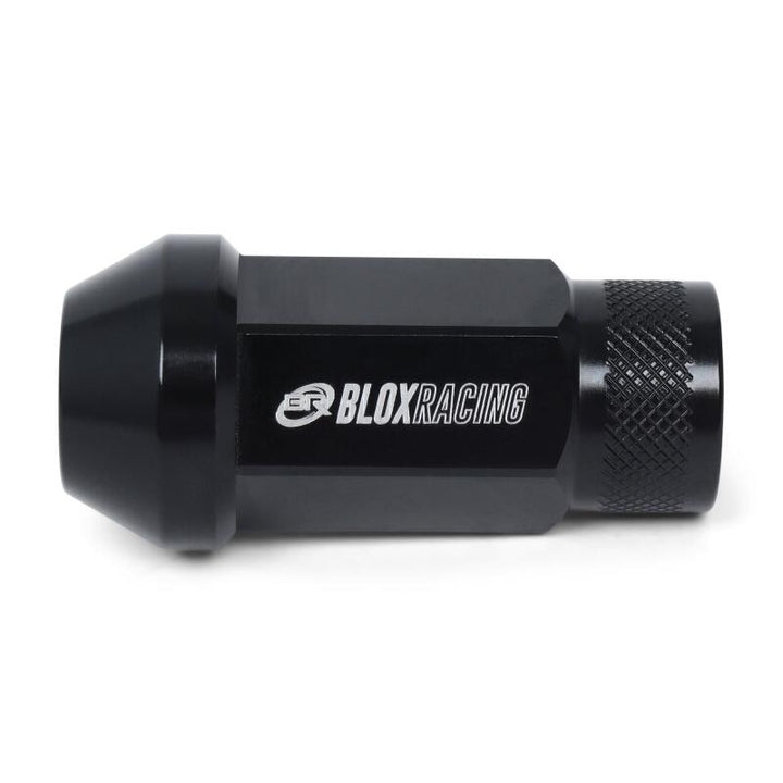 BLOX Racing Street Series Forged Lug Nuts - Black 12 x 1.5mm - Set of 20 (New Design)