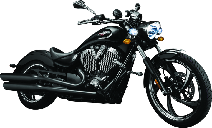 Kuryakyn Trident Dually Without Adapters Black