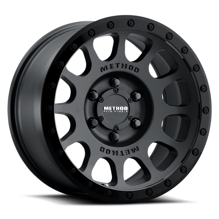 Method MR305 NV 17x8.5 0mm Offset 5x150 116.5mm CB Matte-Gloss Black Wheel