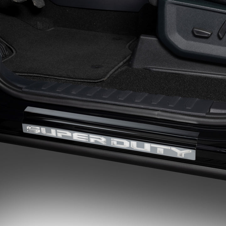Putco 23-25 Ford F250/F350/F450/F550 Crew Cab Black Platinum Door Sills
