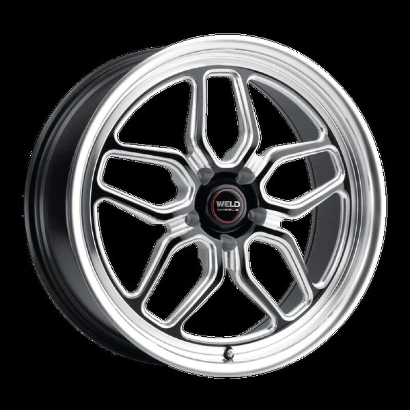 Weld Racing 19x9 Laguna 5x114.3 ET29 BS6.1 Gloss BLK MIL DIA 72.56