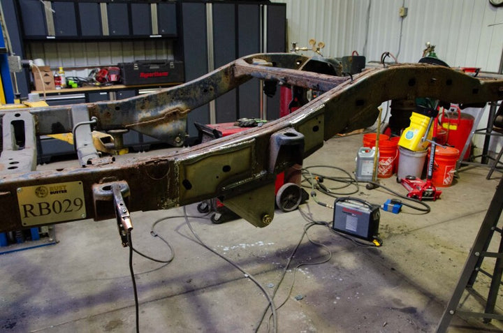 Rust Buster 06-10 Hummer H3 Leaf Spring Frame Section - Right