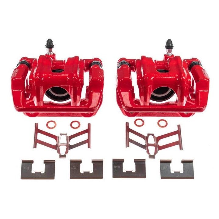 Power Stop 91-95 Acura Legend Rear Red Calipers - Pair