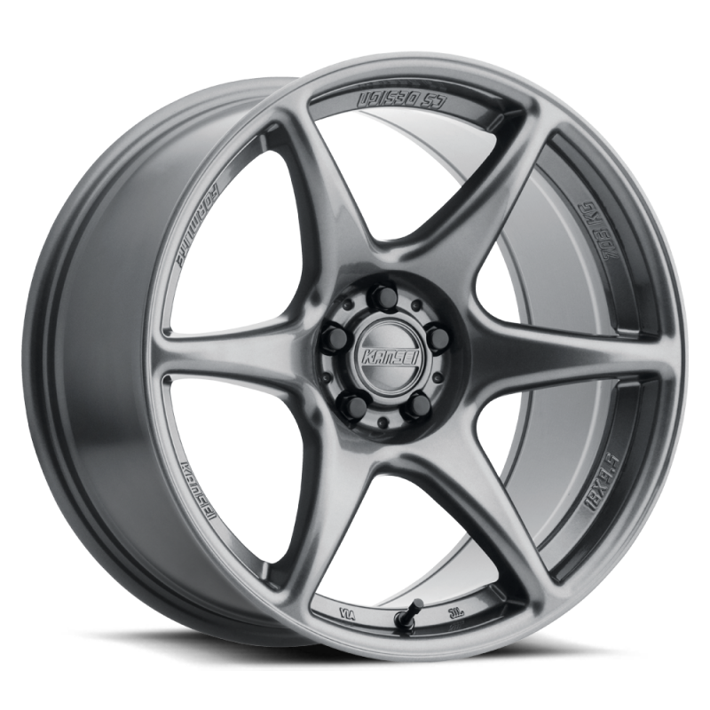 Kansei K11G Tandem 15x8in / 4x100 BP / 0mm Offset / 73.1mm Bore - Gunmetal Wheel