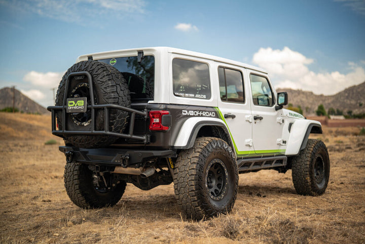 DV8 18-25 Jeep Wrangler JL Body Mounted Tire Carrier
