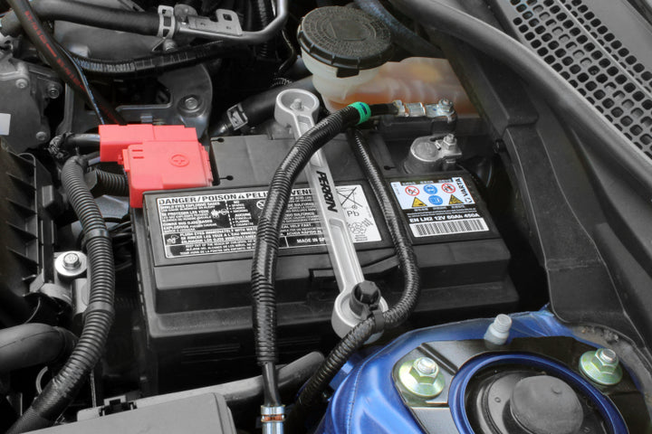 PERRIN 17-21 Honda Civic Type R Battery Tie Down - Silver