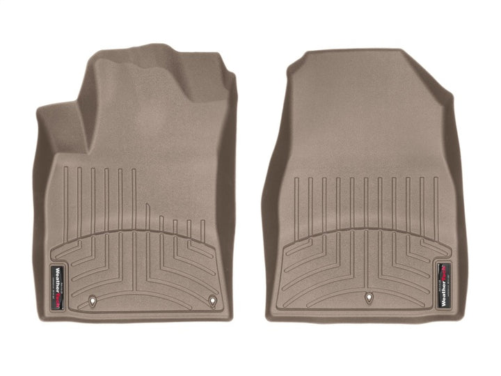 WeatherTech 2018+ Hyundai Elantra GT Front FloorLiner - Tan (Hatchback; Fits Both Auto/Manual)