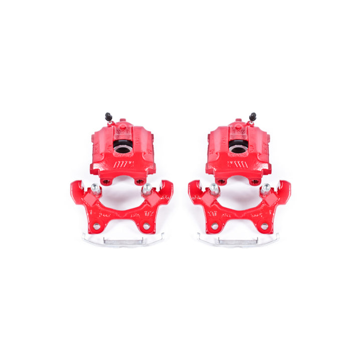 Power Stop 95-99 BMW M3 Rear Red Calipers w/Brackets - Pair