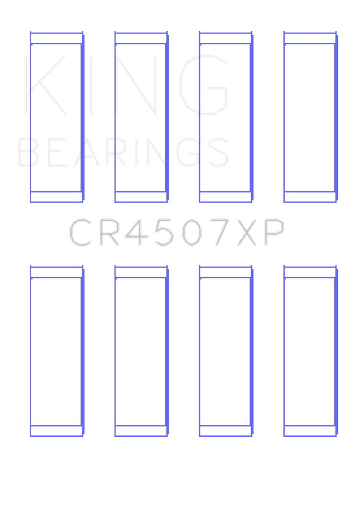 King Engine Bearings Mazda Mzr 2.3L 16V / Ford Duratec 2.3L 16V Connecting Rod Bearing Set