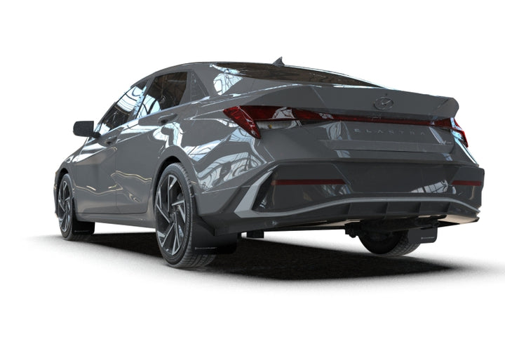 Rally Armor 24-26 Hyundai Elantra N/N Line Black Mud Flap w/Grey Logo
