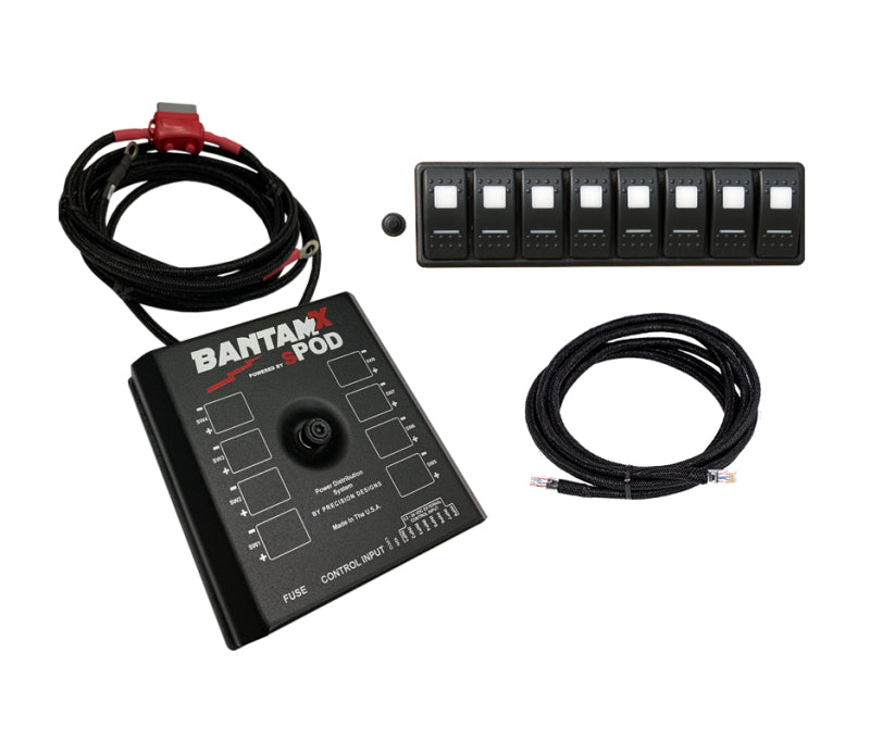 sPOD BantamX Modular w/Amber LED for 84in Battery Cables