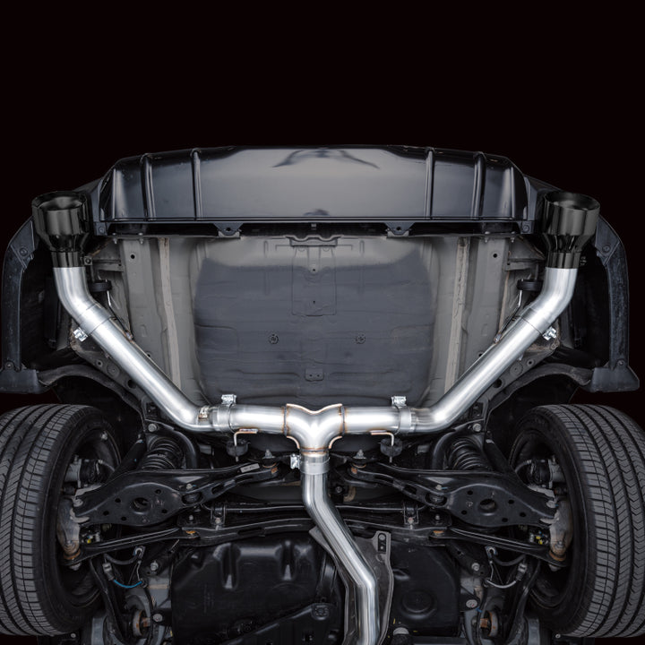 AWE Tuning 22+ Honda Civic Si/Acura Integra Track Edition Cat-Back Exhaust - Dual Diamond Black Tips