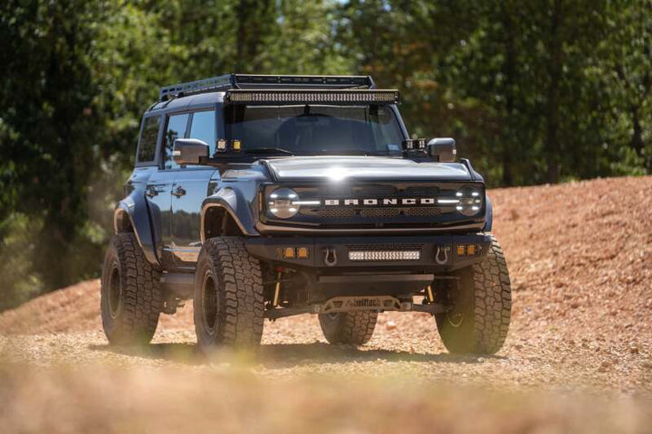 DV8 Offroad 2021+ Ford Bronco Front Bumper V2 - OE Plus Series (Works w/o ACC Relocation)