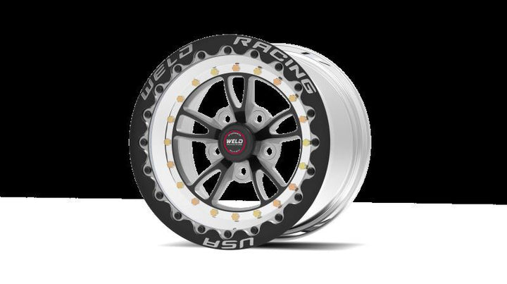 Weld Full Throttle 1-Piece 15x8 / 5x4.5 BP / 3.5in. BS Black Wheel