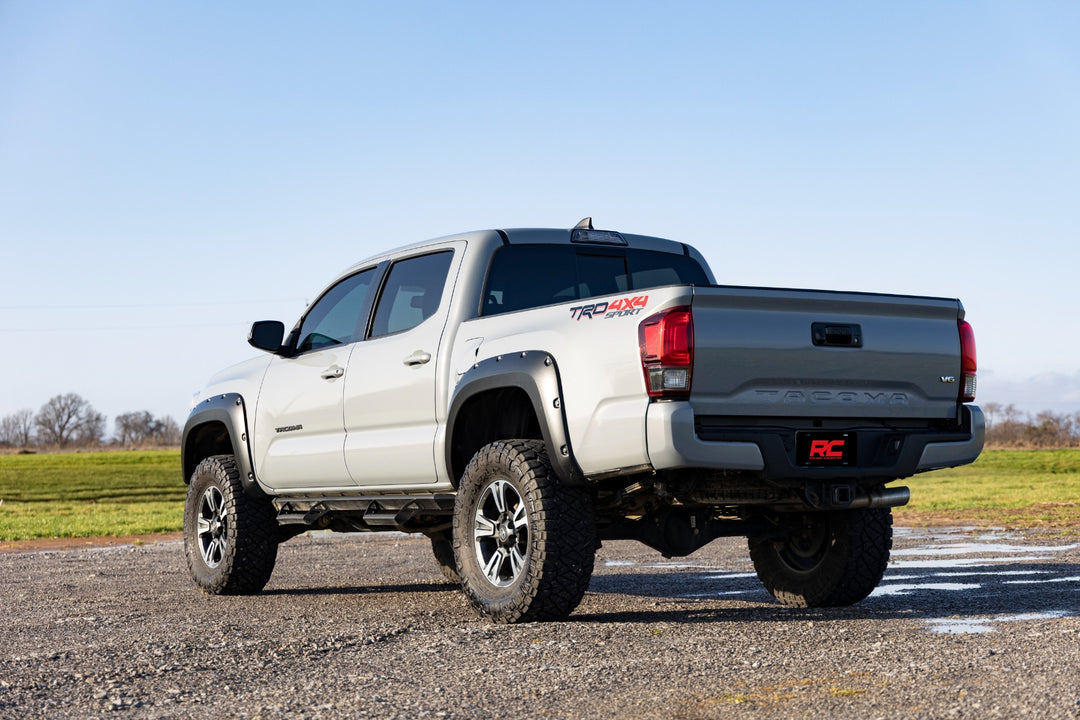 Pocket Fender Flares | 8T0 Blazing Blue | Toyota Tacoma 2WD/4WD (2016-2023)