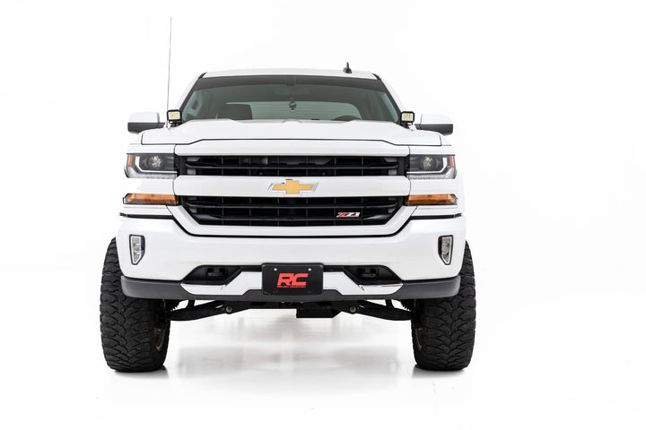 LED Ditch Light Kit | 2in Black Pair | Flood | Chevy/GMC 1500 (14-18 &amp; Classic)