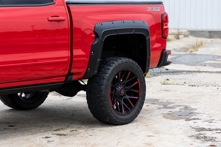 Defender Fender Flares | 5'9" Bed  | G1C Overcast | Chevy Silverado 1500 (14-18 & Classic)