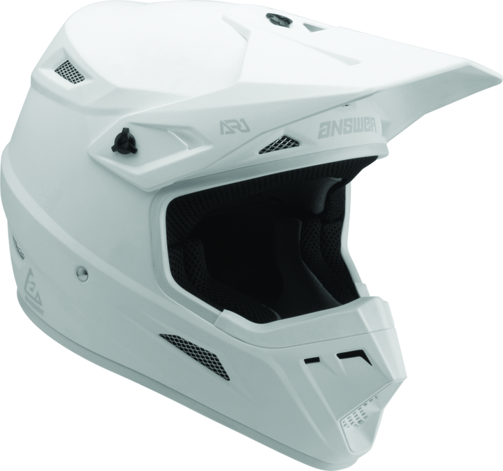 Answer AR1 Solid Helmet White Youth - Small