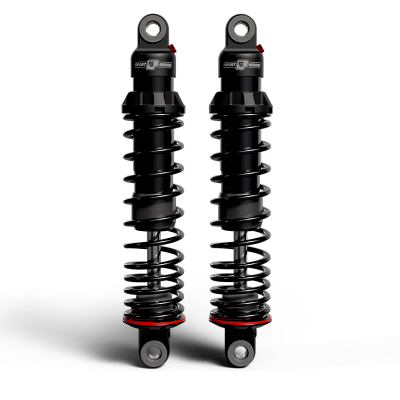 Progressive 93-24 Harley-Davidson Touring 494 Series Shocks 12.0in Bushing - Black