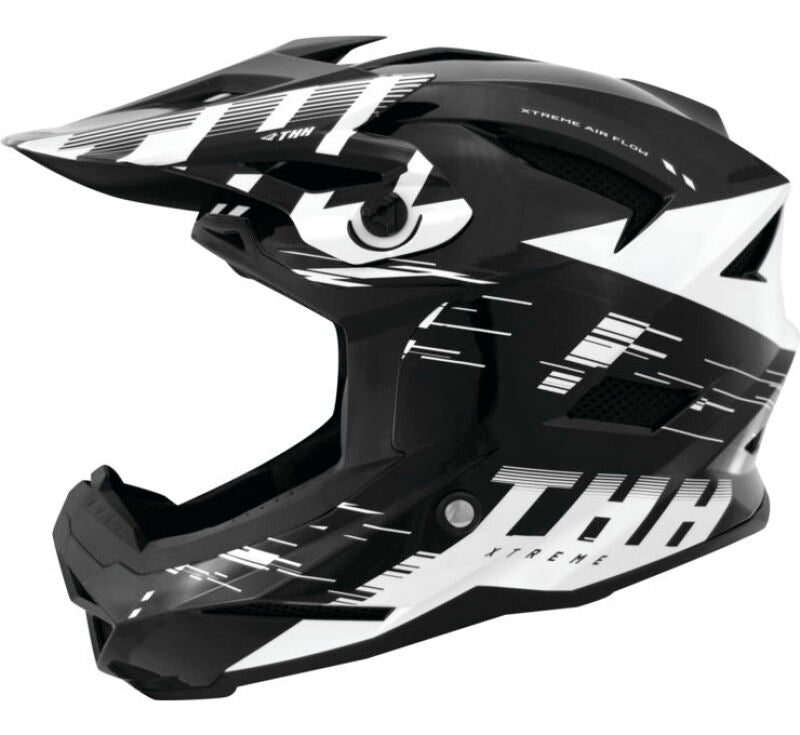 THH Helmets T-42 BMX Xtreme  Black/White - Medium