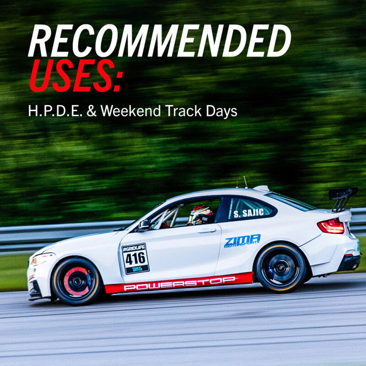 Power Stop 17-18 Fiat 124 Spider Front Track Day SPEC Brake Pads