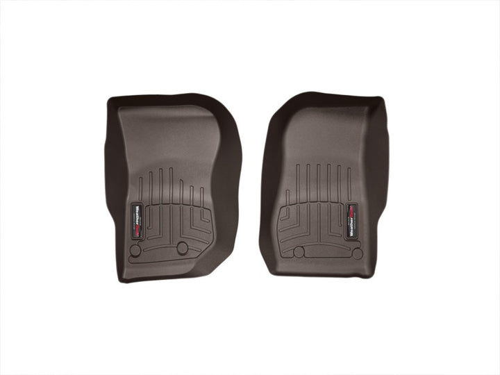 WeatherTech 14-16 Jeep Wrangler Front FloorLiners - Cocoa