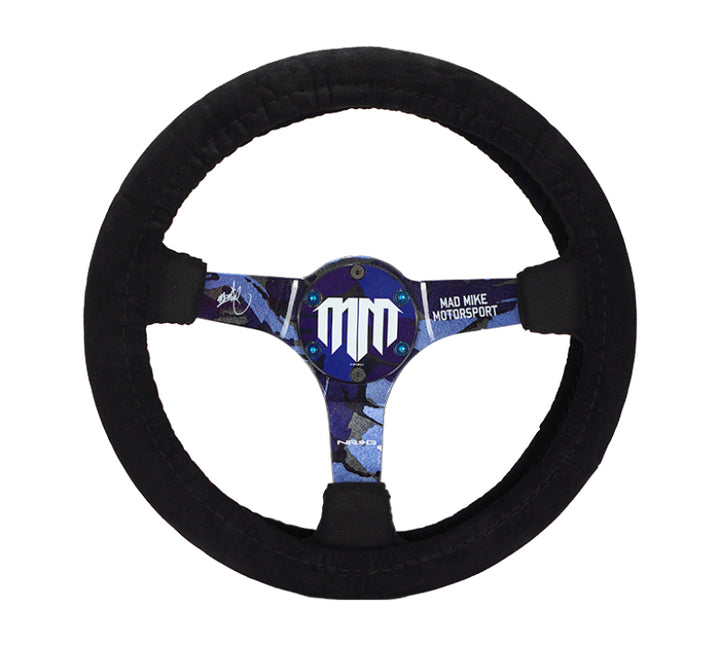 NRG Steering Wheel Cover - Black Stretch Micro Fiber w/ NRG Tag