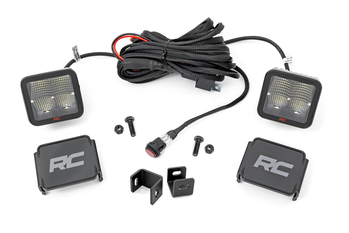 LED Light Kit | Ditch Mount | 2" Spectrum Pair | Spot | Toyota Tundra (22-26)