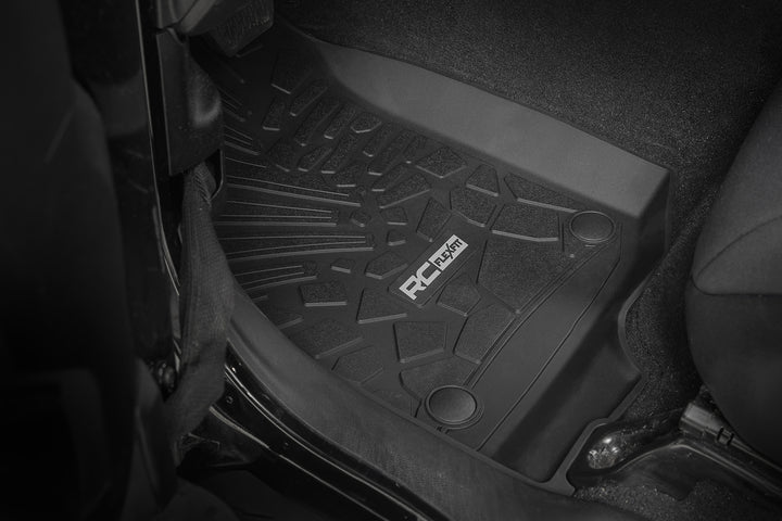 Flex Fit Floor Mats | FR & RR | 4 Door | Jeep Wrangler Unlimited 4WD (18-26)