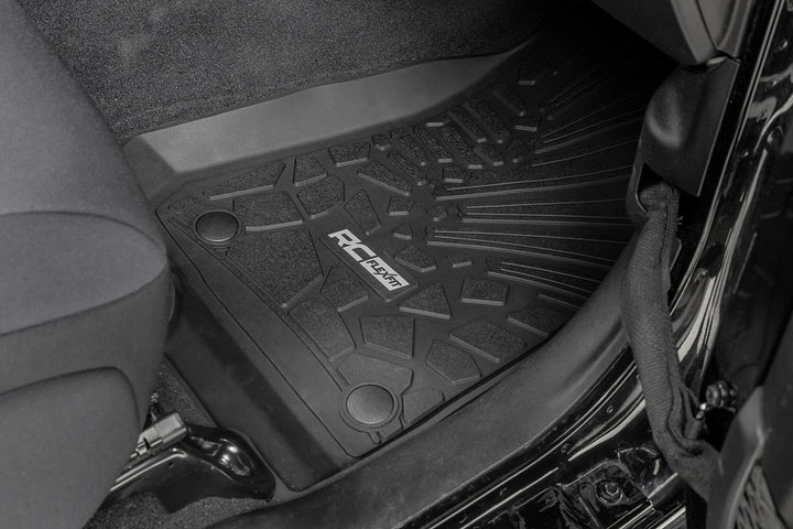 Flex Fit Floor Mats | FR & RR | 4 Door | Jeep Wrangler Unlimited 4WD (18-26)