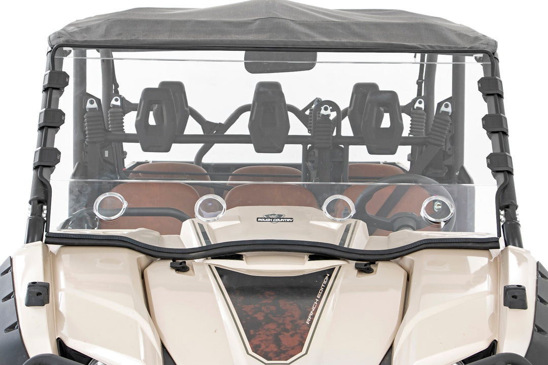 Vented Full Windshield | Scratch Resistant | Yamaha Viking 700