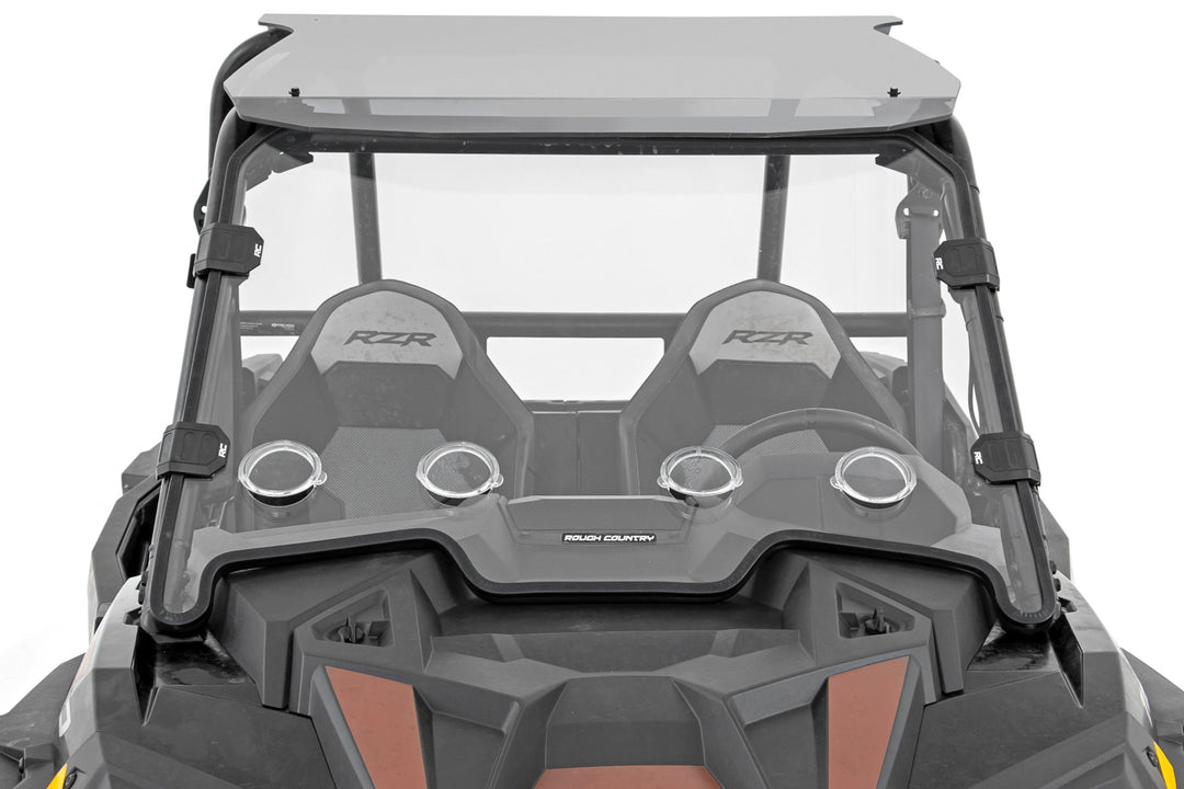 Vented Full Windshield | Scratch Resistant | Polaris RZR XP 1000