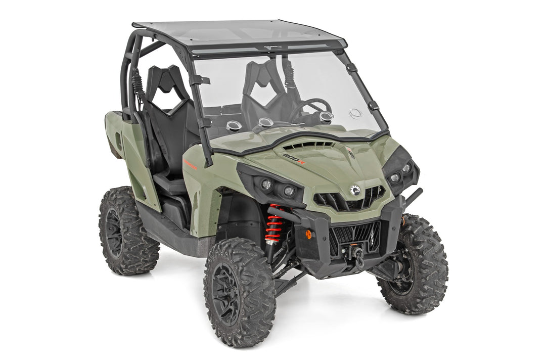 Vented Full Windshield | Scratch Resistant | Can-Am Commander Max 1000