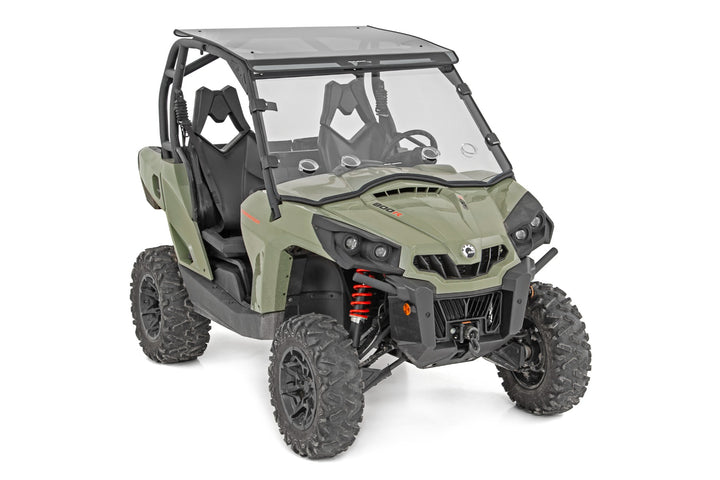 Vented Full Windshield | Scratch Resistant | Can-Am Commander Max 1000