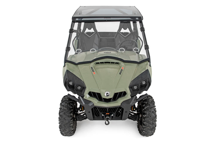 Vented Full Windshield | Scratch Resistant | Can-Am Commander Max 1000