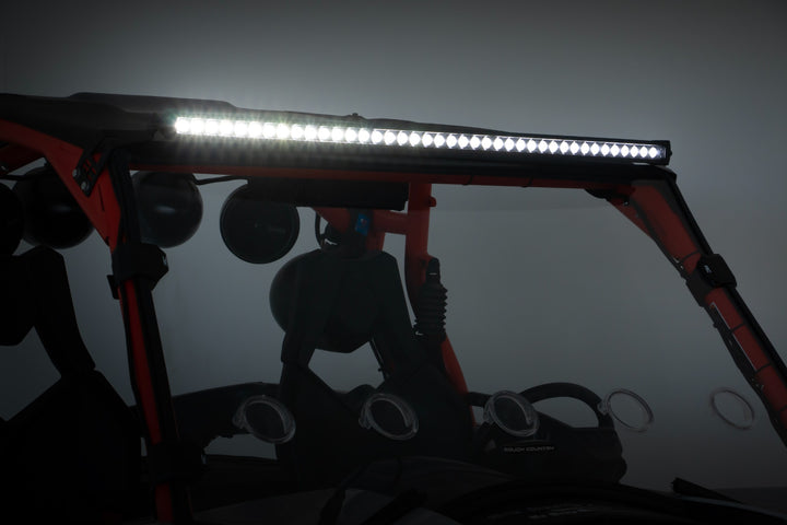 LED Light Kit | Front Mount | 40" Black Dual Row | White DRL | Can-Am Commander Max 1000