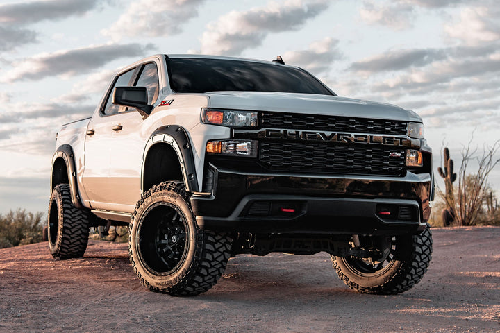 Defender Fender Flares | GXG Tungsten | Chevy Silverado 1500 2WD/4WD (19-26)