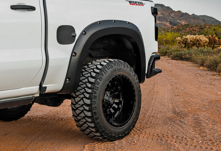 Pocket Fender Flares | GTL Desert Sand | Chevy Silverado 1500 2WD/4WD (22-26)