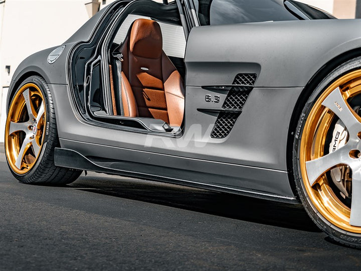 RW Carbon Renn Style Carbon Fibre Side Skirt Extensions