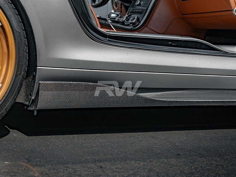 RW Carbon Renn Style Carbon Fibre Side Skirt Extensions - view 4