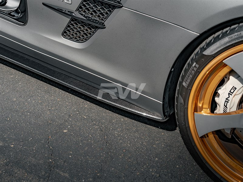RW Carbon Renn Style Carbon Fibre Side Skirt Extensions - view 5