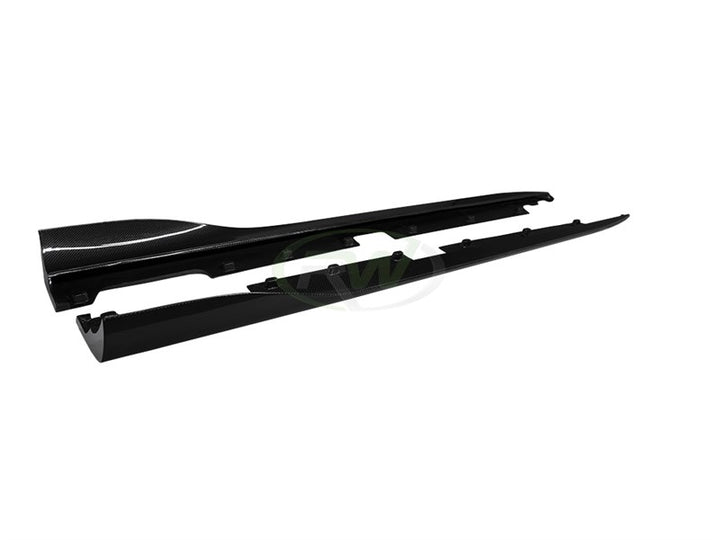 RW Carbon Renn Style Carbon Fibre Side Skirt Extensions - view 6
