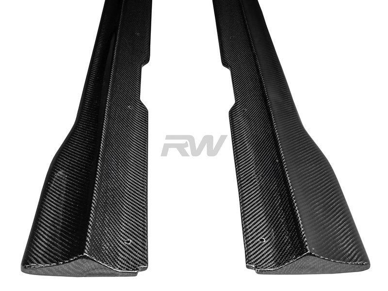 RW Carbon DTM Style Carbon Fibre Side Skirt Extensions - view 5
