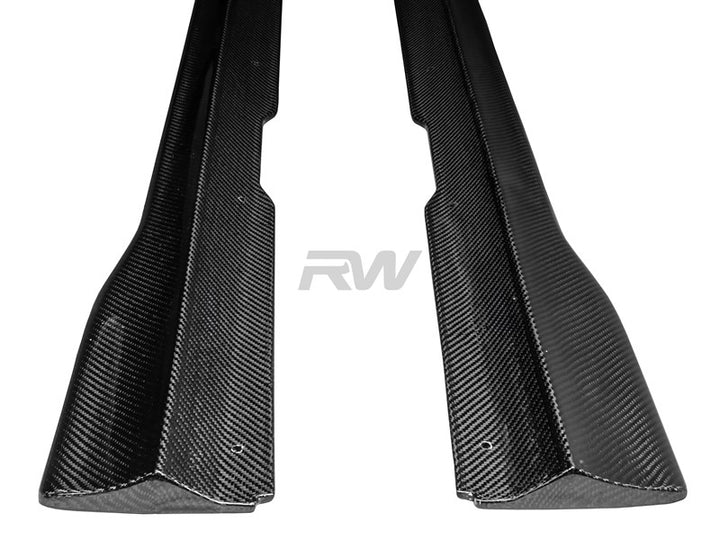 RW Carbon DTM Style Carbon Fibre Side Skirt Extensions - view 5