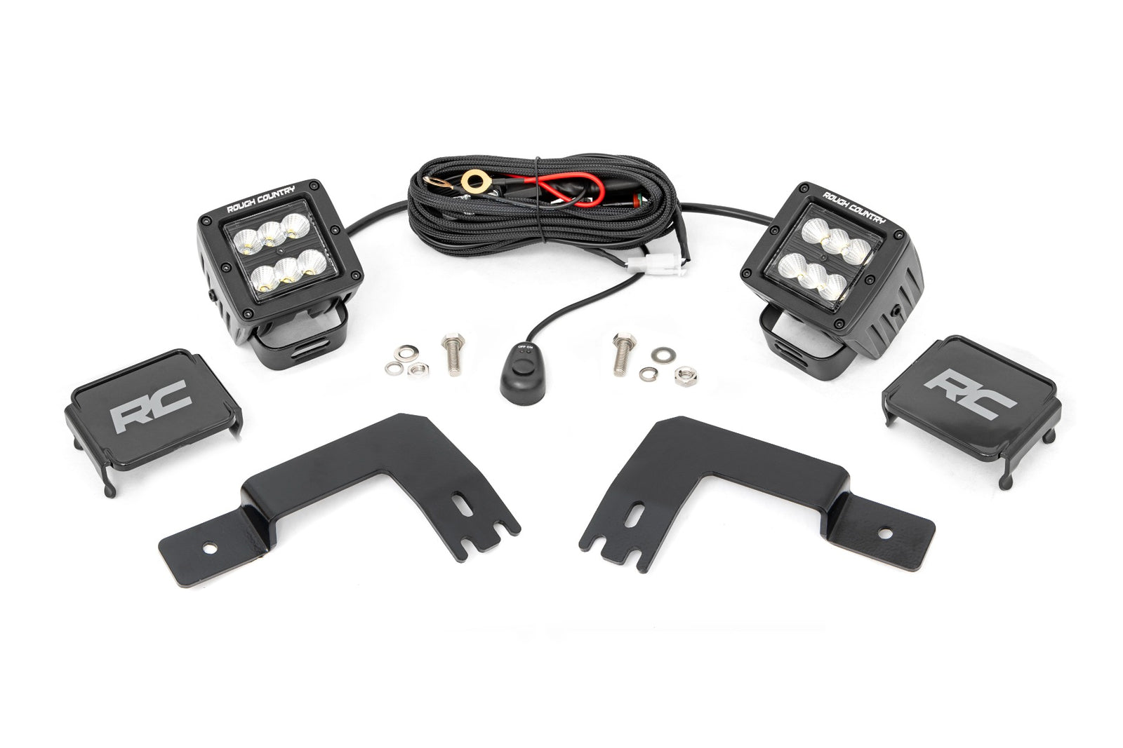 LED Light | Under Bed Mount | 2" Black Pair | Flood | Polaris XPEDITION ADV 5 