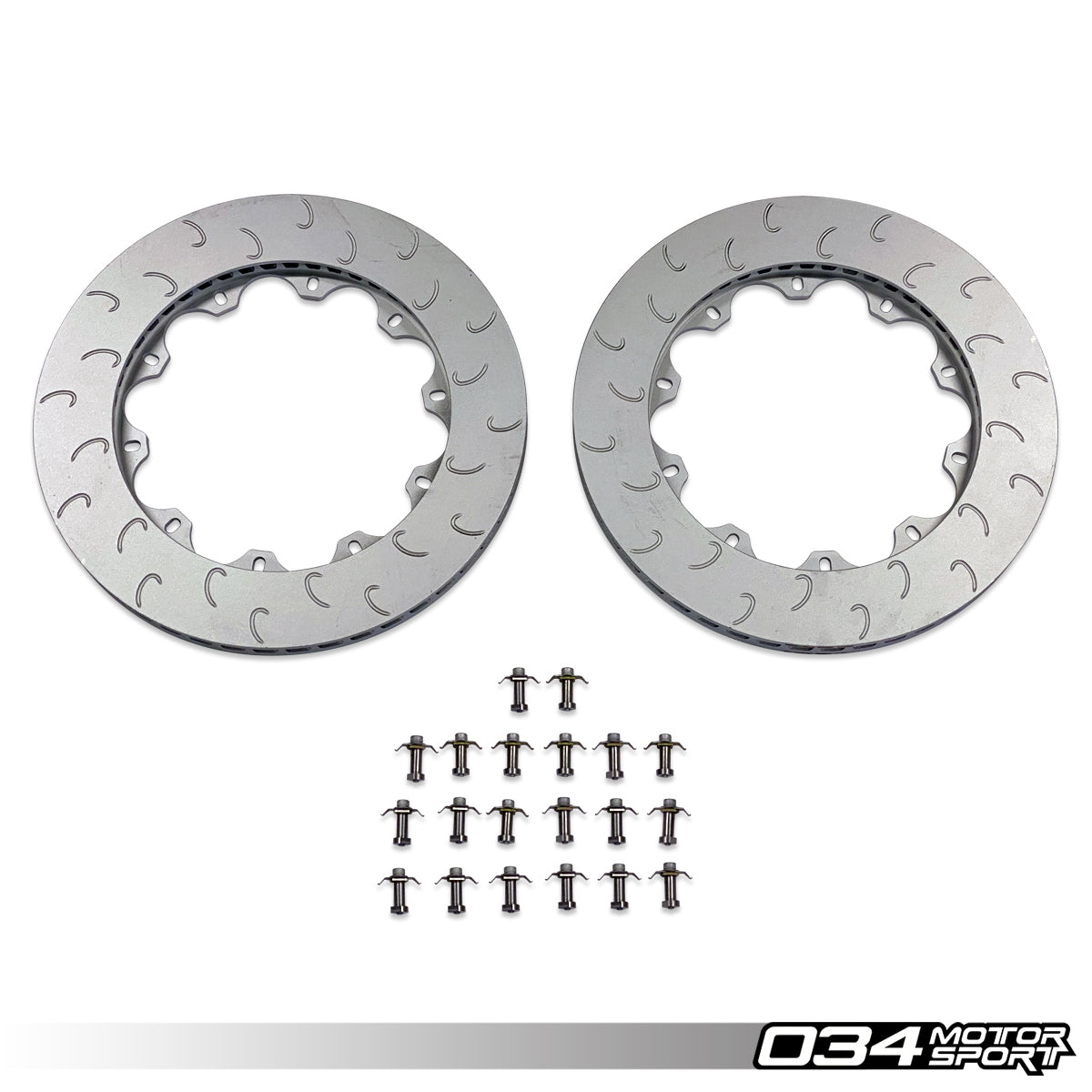034Motorsport replacement front rotor rings for B9 RS5