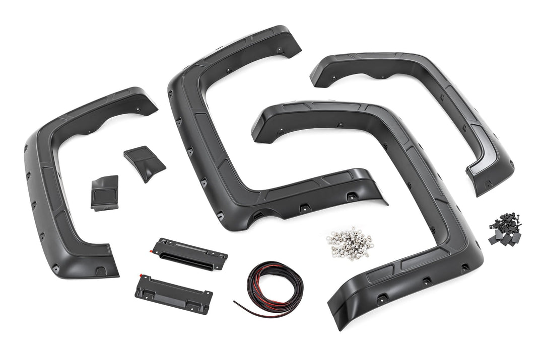 Defender Fender Flares | 5'9" Bed  | G1K Deep Ocean Blue | Chevy Silverado 1500 (14-18)
